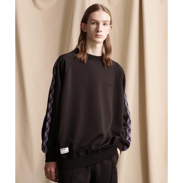 Schott】【ショット】 CREW SWEAT EAGLE AND MAP クルー