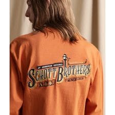 LS T-SHIRT BARBER EMB／"バーバーロゴ" 刺繍ロングスリーブTシャツ