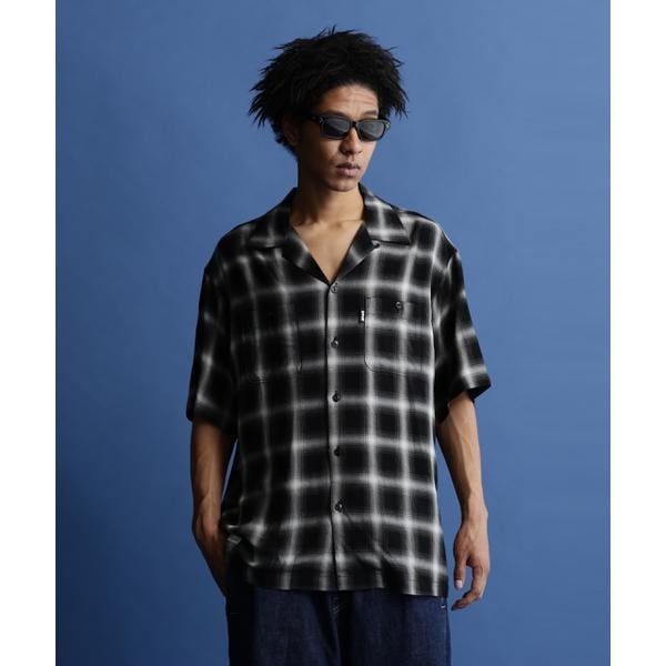 OMBRE PLAID SS SHIRT／オンブレ チェック 半袖シャツ | ショット