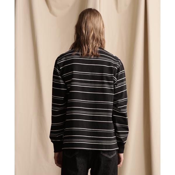 直営限定／RANDOM BORDER LS T-SHIRT／ランダムボーダー ロングTシャツ