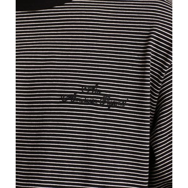 直営限定／BLIND STRIPE LS T-SHIRT／ブラインドストライプ ロングT