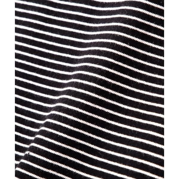 直営限定／BLIND STRIPE LS T-SHIRT／ブラインドストライプ ロングT