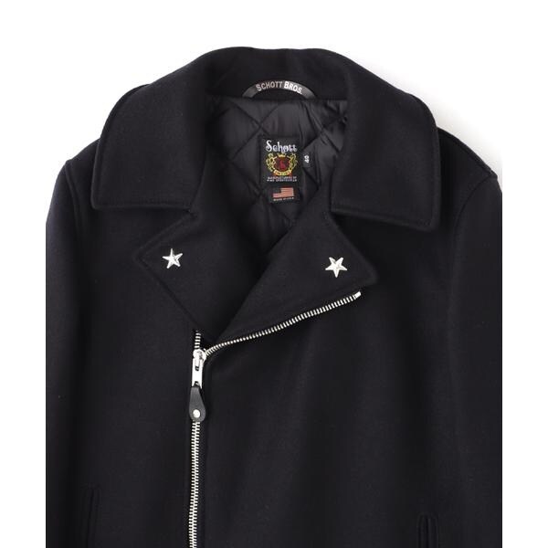 766US MELTON ZIP UP P-COAT／メルトン ジップアップ ピーコート