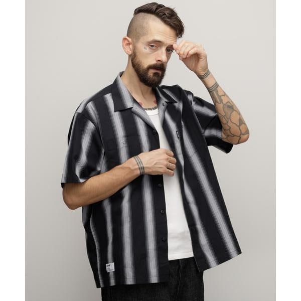 STRIPE WORK SHIRT／ストライプワークシャツ | ショット(Schott) | マルイウェブチャネル