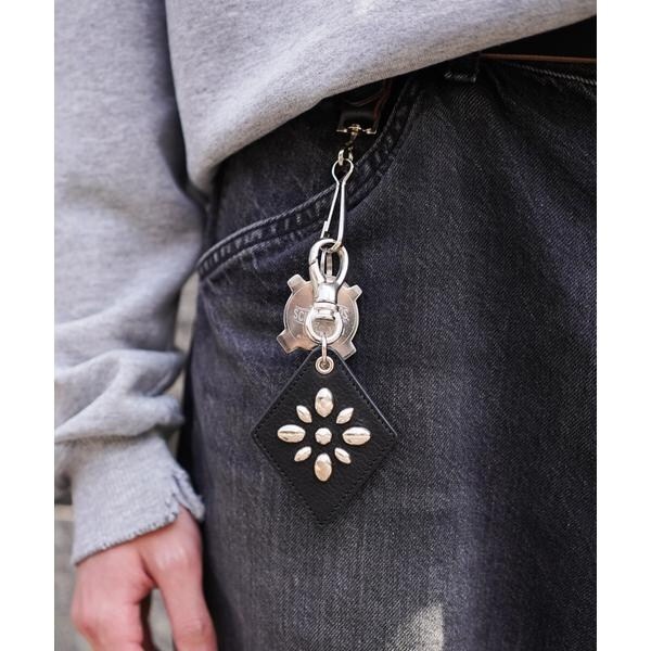 Schott SPURK STUDS KEY HOLDER スパークスタッズ キーホルダー SPURK STUDS KEY HOLDER/スパークスタッズ キーホルダー