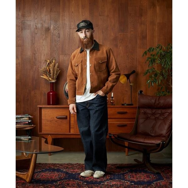 SUEDE SHORT HORN JACKET／スウェード ショートホーン ジャケット