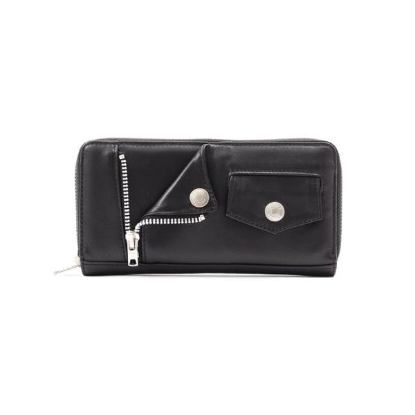 小物 schott LEATHER RIDERS ZIP WALLET LEATHER RIDERS ZIP WALLET／レザー ライダース ジップウォレット