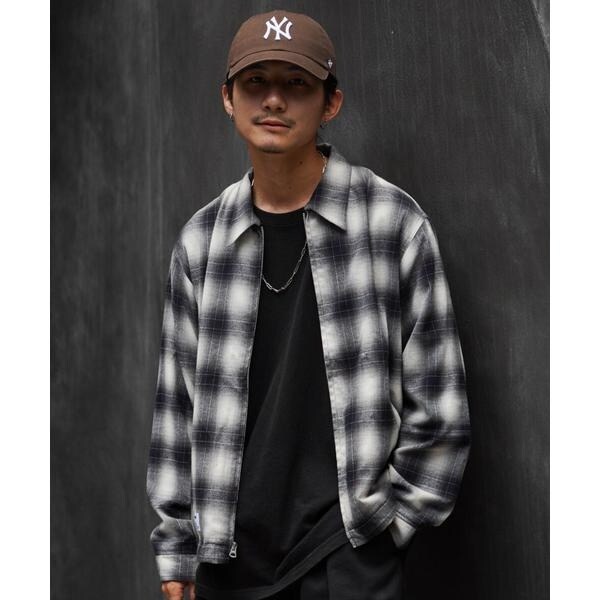 Schott オンブレチェックフランネルジャケット OMBRE CHECK FLANNEL JACKET／オンブレチェック フランネルジャケット