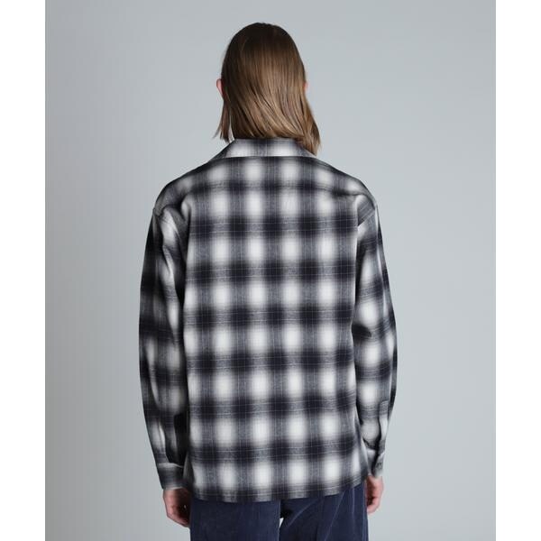 OMBRE CHECK FLANNEL LS SHIRT／オンブレチェック フランネルシャツ