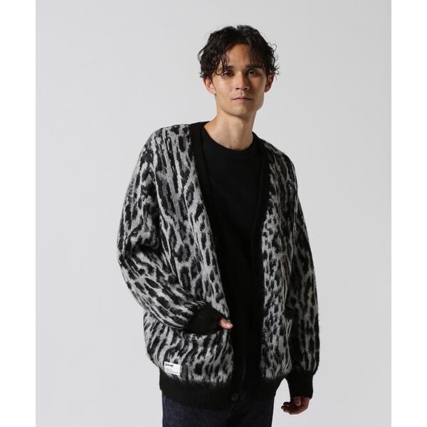 Schott カーディガン 完売品 モヘア シャギーニット レオパード SHAGGY KNIT LEOPARD／シャギーニット レオパード | ショット(Schott