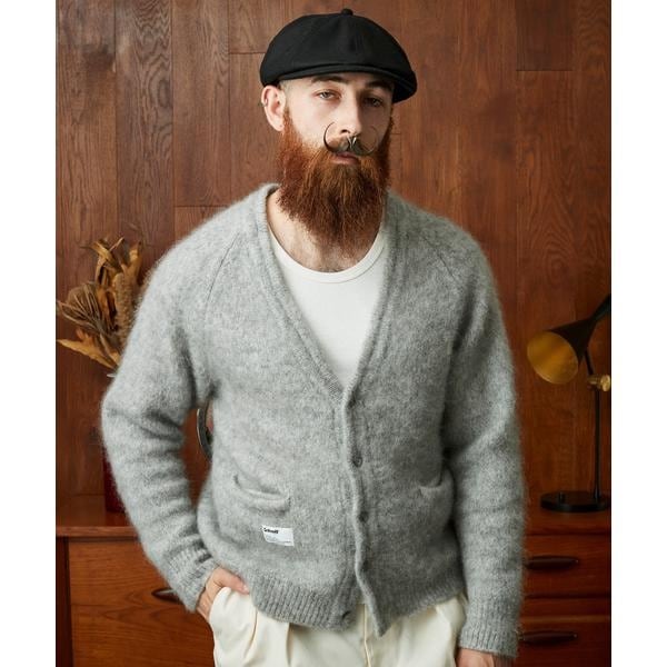 Schott モヘアニットカーディガン MOHAIR KNIT CARDIGAN／モヘアニット カーディガン | ショット