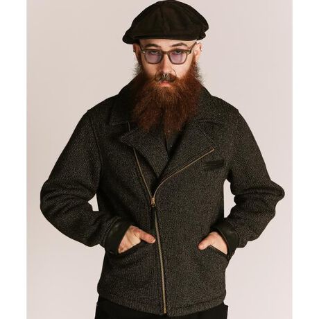 DICKIES／ディッキーズ／LEATHER COMBI PAINTER JACKET／レザーコン 