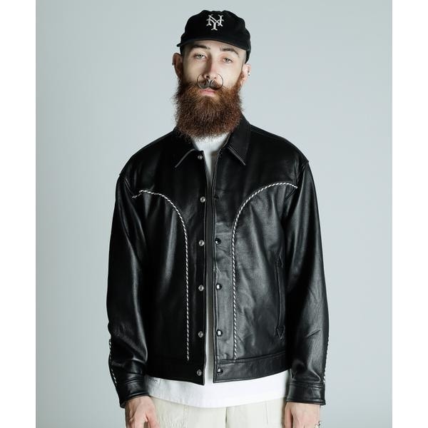 【※Schott ショット WESTERN ウエスタン 44】 WESTERN LEATHER JACKET／ウエスタン レザージャケット