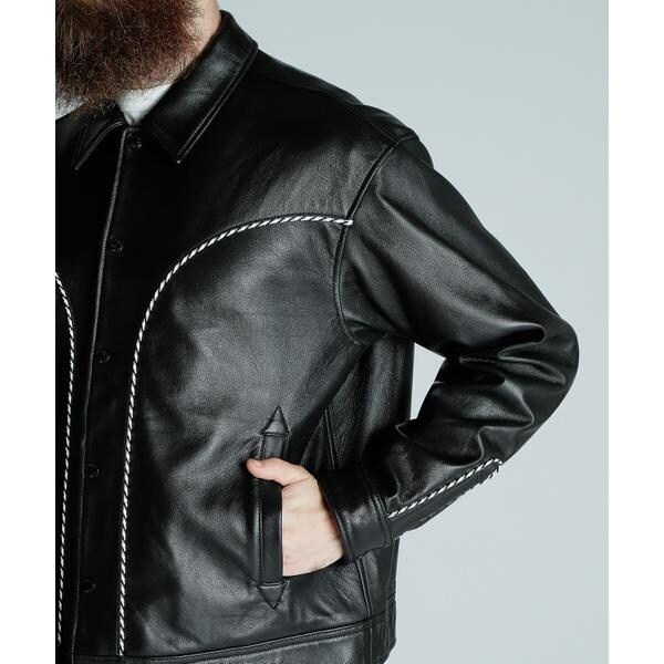 WESTERN LEATHER JACKET／ウエスタン レザージャケット