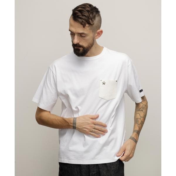 [Schott] ワンスターレザーポケット Tシャツ Schott N.Y.C ショット ワンスター レザー ポケット Tシャツ ONE