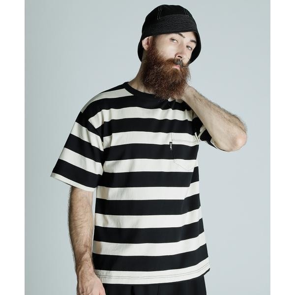 LETHER POKET LS TEE/レザーポケット ロングスリーブ Tシャツ