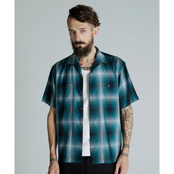 schott ショット オンブレ ネルシャツ/フラットヘッド アイアンハート schott(ショット)オンブレ ネルシャツ / フラットヘッド