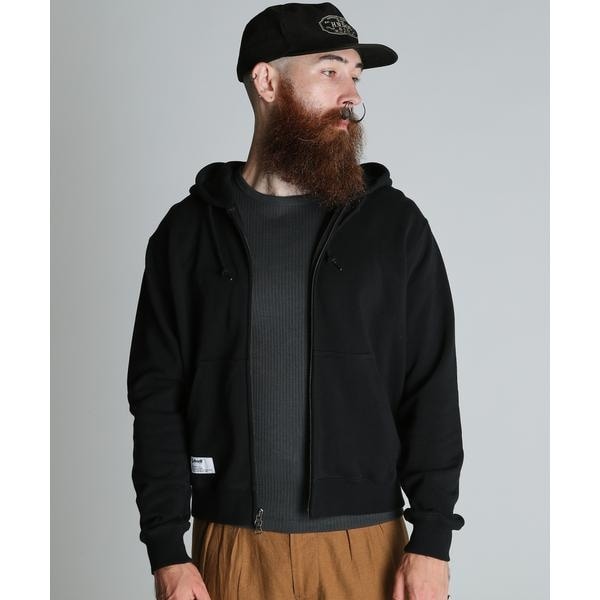 Schott ショット ジップ フーディー プレーン パーカー M ブラック ZIP HOODIE PLAIN／ジップフーディー プレーン | ショット(Schott