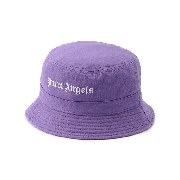 『値下げ可』　Palm Angels パームエンジェルス バケットハット PALM ANGELS パームエンジェルス PWLA011C99FAB001 Nero bianco