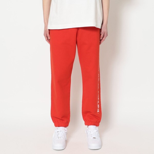 ラスベート RASSVET トラックパンツ サイドロゴ ブラック RASSVET