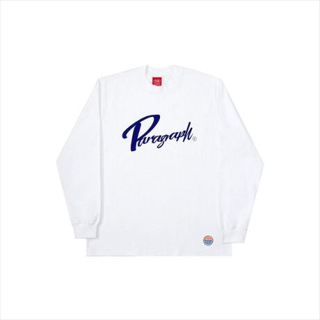 Paragraph／パラグラフ／ロゴプリントロングスリーブTシャツ 