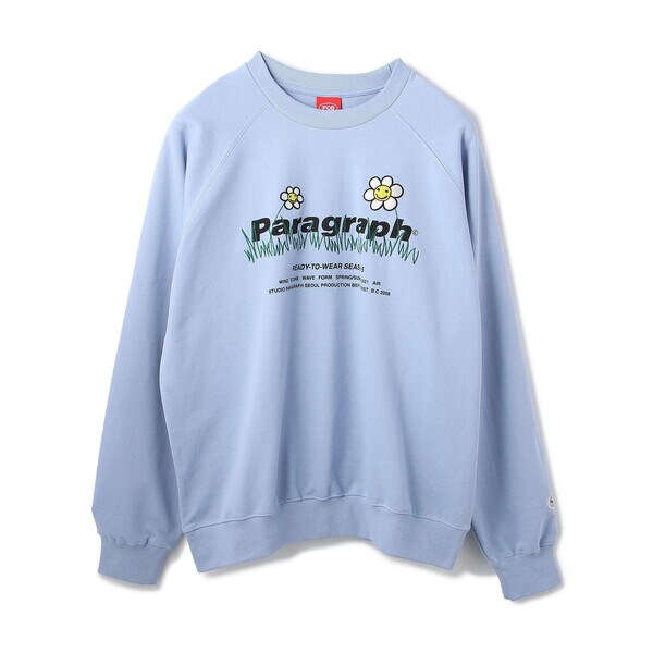 Paragraph フラワーロゴプルオーバースウェット Paragraph／パラグラフ／フラワーロゴプルオーバースウェット