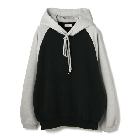 ERL／イーアールエル／MENS RAGLAN HOODIE  