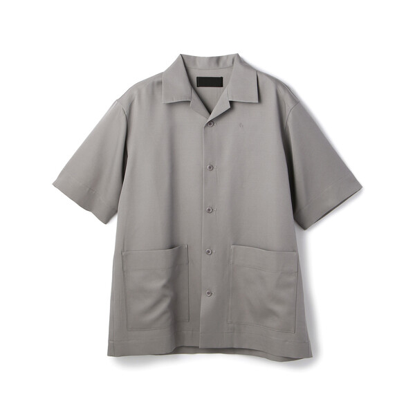TH PRODUCTS - OPEN COLLAR SHIRT (BLK)