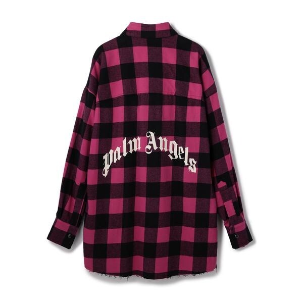 PalmAngels/パームエンジェルス/FLANNEL CURVED Logo Over PalmAngels/パームエンジェルス/FLANNEL CURVED Logo Over