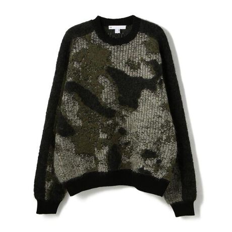 Y-3／ワイスリー／U CH1 CAMO KNIT CREW／クルーニット 