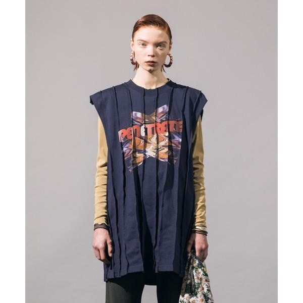 nontokyo カットソー リブカットソー フラワー ノントーキョー NON