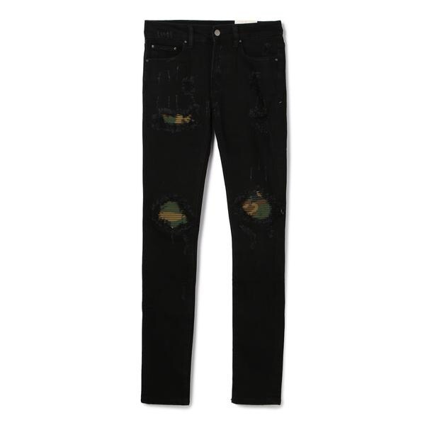 mnml／ミニマル／X204 STRETCH DENIM(20ML-SP661D)／蛇腹パンツ