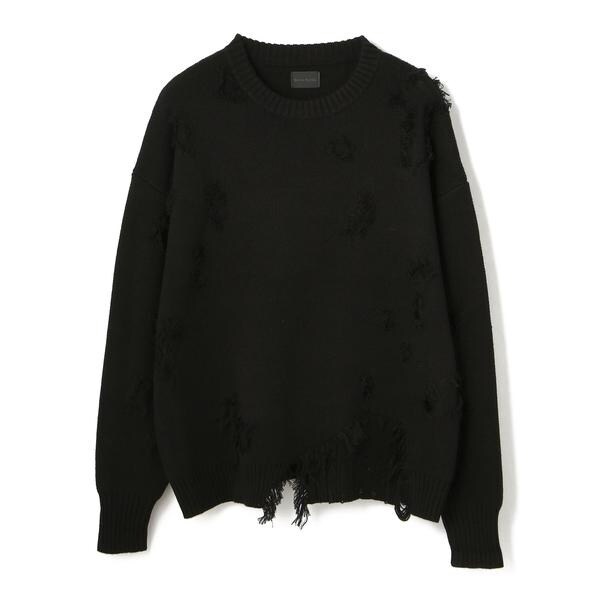 。 Dankeschon ダメージニット セール】DankeSchon/ダンケシェーン/DAMAGE PIGMENT KNIT