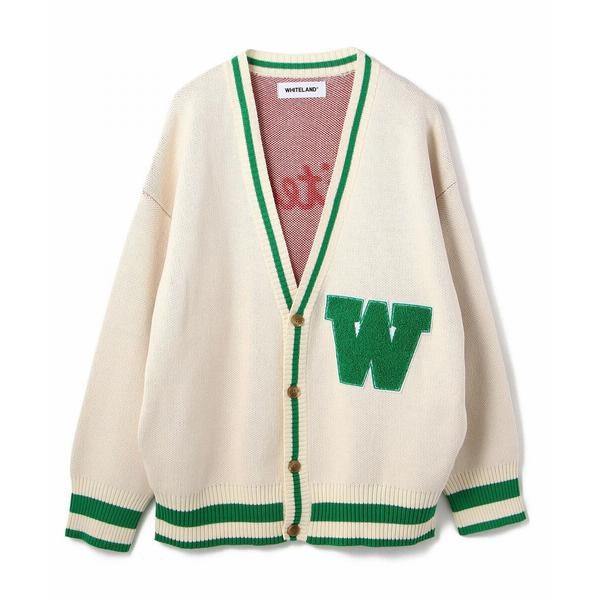 WHITELAND／ホワイトランド／SCHOL CARDIGAN／スクールカーディガン