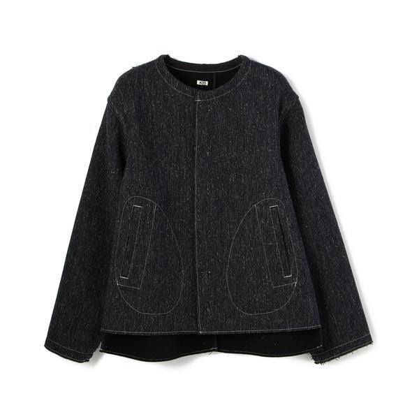 KHOKI／コッキ／H NO COLLAR JACKET／ノーカラージャケット
