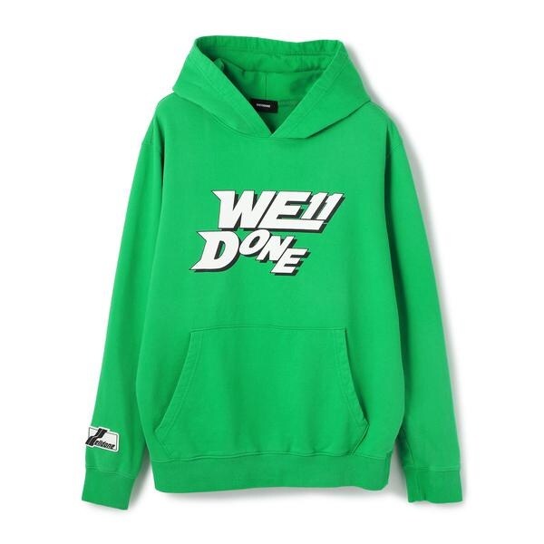 WE11DONE／ウェルダン／LOGO FITTED HOODIE／ロゴパーカー