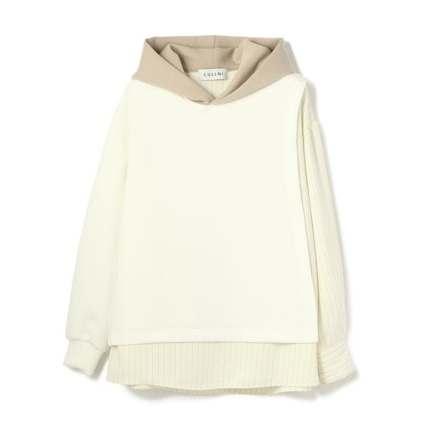 CULLNI／クルニ／シャツレイヤードパーカー／22-SS-017