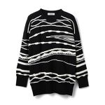 Sulvam／サルバム／Bicolor Knit／バイカラーニット | エルエイチピー 