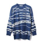 Sulvam／サルバム／Bicolor Knit／バイカラーニット | エルエイチピー 