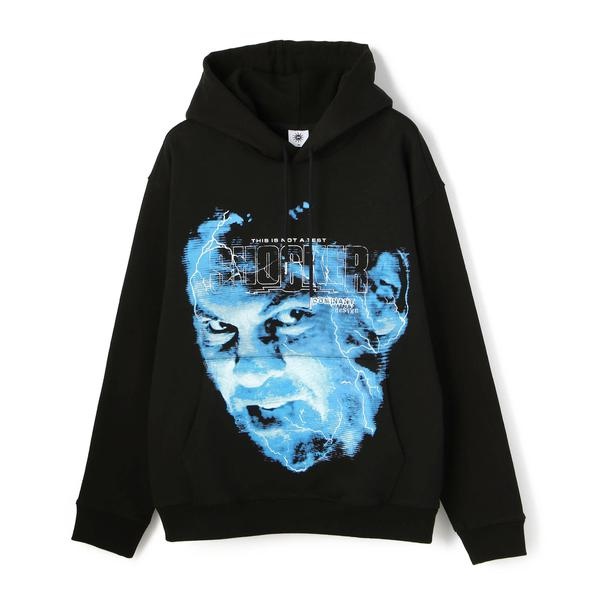 DankeSchon／ダンケシェーン／PIGMENT STENCIL SWEAT HOODIE／パー