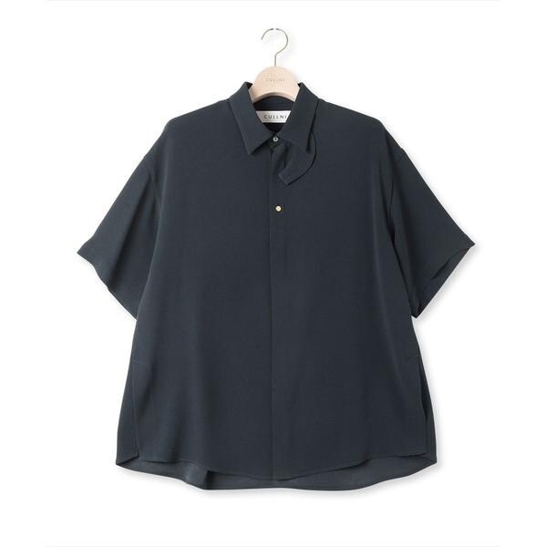 cullni 22SS023　チンストショートスリーブシャツ　サイズ1 ベージュ cullni 22SS023 チンストショートスリーブシャツ サイズ1