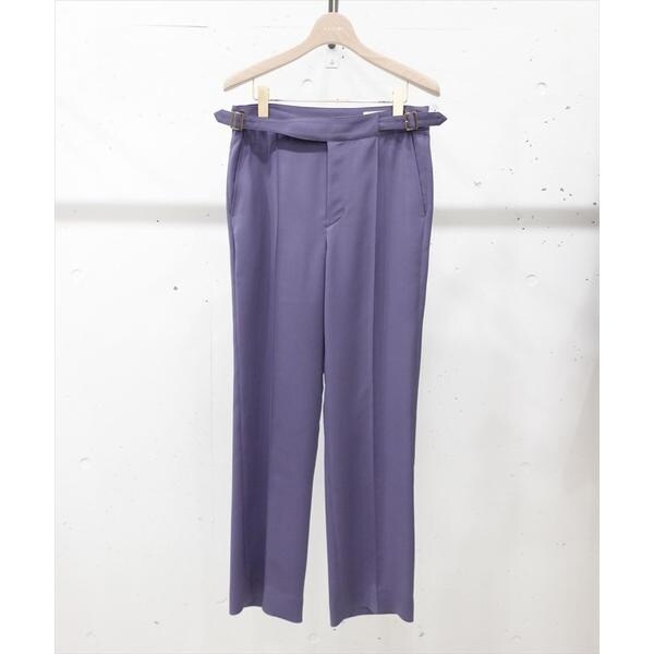 CULLNI／クルニ／ピンタックストレートグルカパンツ／22-AW-010