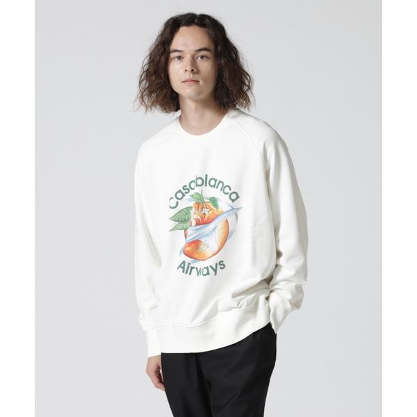 CASABLANCA／カサブランカ／DE L'ORANGE RAGLAN SWEATSHIRT／ラグ