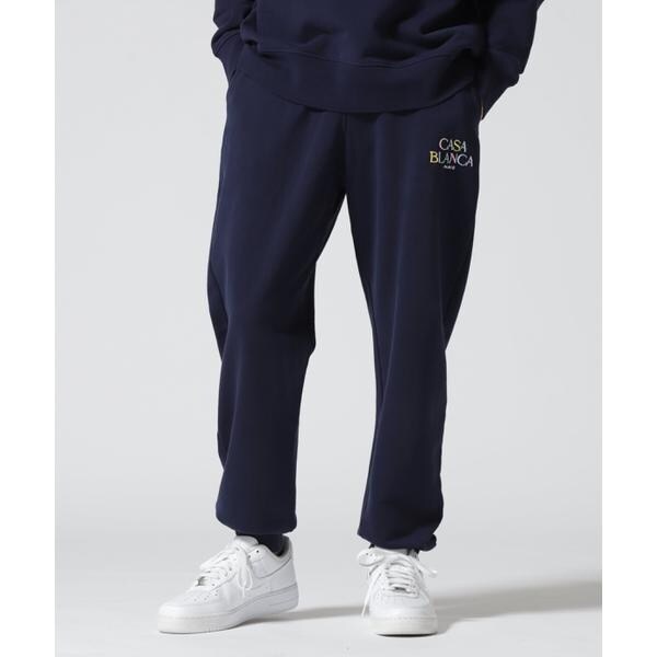 カサブランカ　スウェットパンツ CASABLANCA／カサブランカ／LOGO EMBROIDERED SWEAT／ロゴスウェット