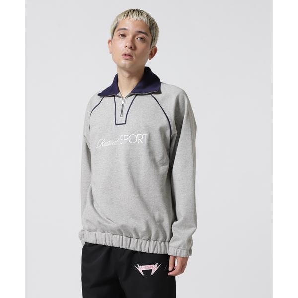 RASSVET(PACCBET)／ラスベート／SPORT COLLARED SWEAT／ハーフジップ