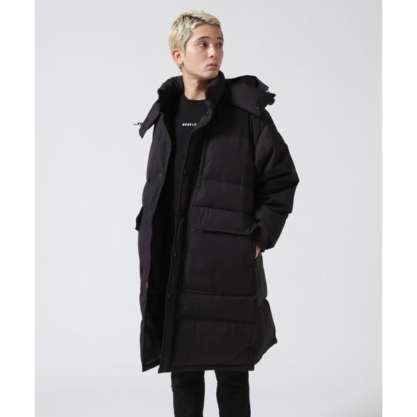 ノースフェイス パープルレーベル 2way 光電子 ダウンコート M 黒 ロング THE NORTH FACE PURPLE LABEL（ザ ノースフェイス パープル