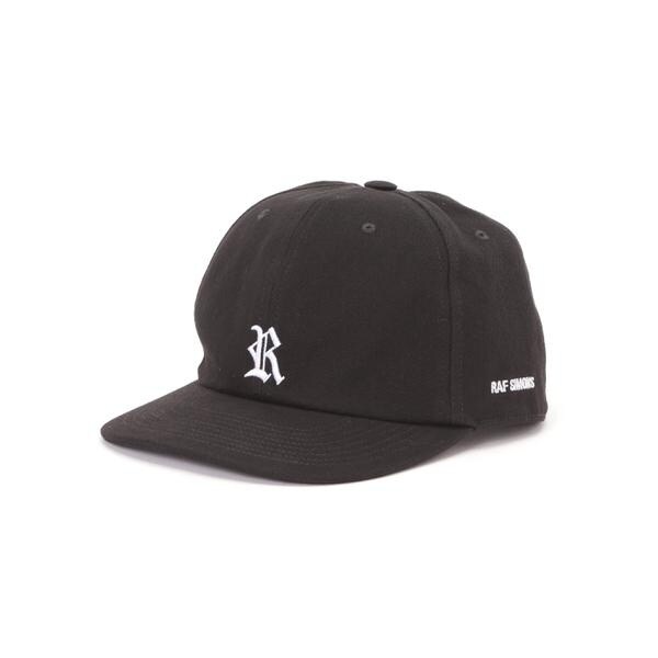 RAFSIMONS／ラフシモンズ／Cap wit R embroidery／ロゴキャップ