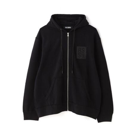 RAFSIMONS／ラフシモンズ／Zipped Hoodie With RS Hand／ロゴパーカー 