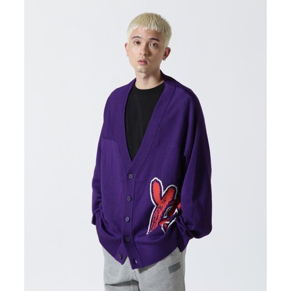 Y-3／ワイスリー／LOGO KNIT CARDIGAN／ロゴニットカーディガン