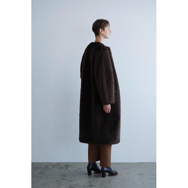 CLANE／クラネ／MIX FUR COCOON COAT／ミックスファーコクーンコート